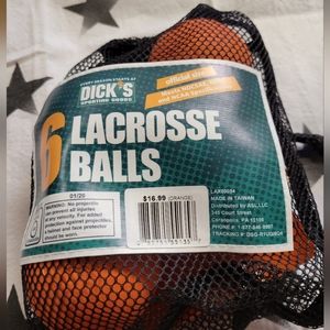 Lacrosse Balls.  Pk of 6